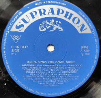 LP Judita Čeřovská: Judita Sings For Good Night