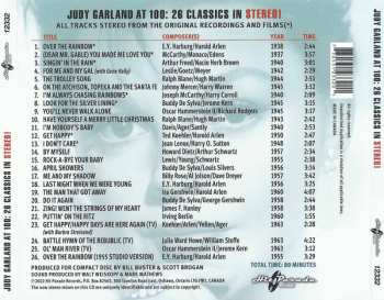 CD Judy Garland: Judy At 100: 26 Classics In Stereo!