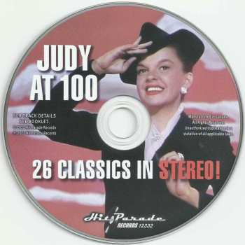 CD Judy Garland: Judy At 100: 26 Classics In Stereo!