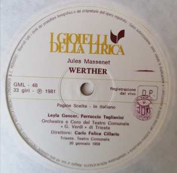 LP Jules Massenet: Werther