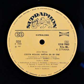2LP Jules Verne: Cesta Kolem Světa Za Osmdesát Dní