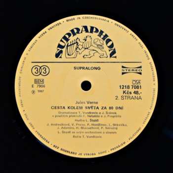 2LP Jules Verne: Cesta Kolem Světa Za Osmdesát Dní