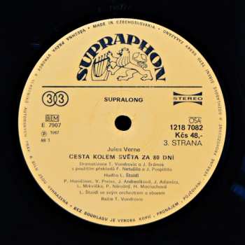 2LP Jules Verne: Cesta Kolem Světa Za Osmdesát Dní