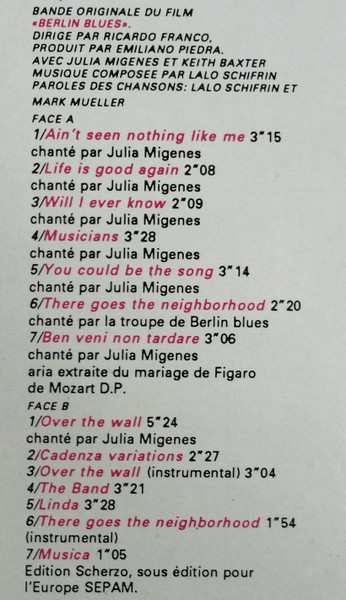 LP Lalo Schifrin: Berlin Blues 