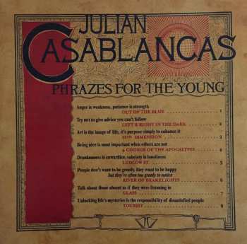LP Julian Casablancas: Phrazes For The Young