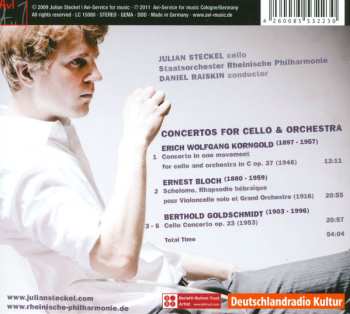 CD Erich Wolfgang Korngold: Cello Concertos