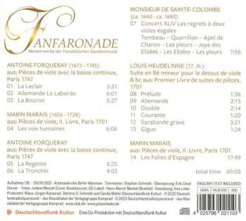 CD Marin Marais: Fanfaronade 