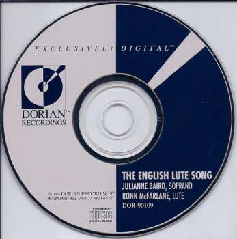 CD Julianne Baird: The English Lute Song