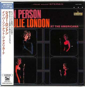 Album Julie London: In Person At The Americana