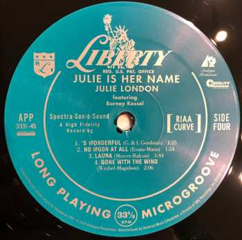 2LP Julie London: Julie Is Her Name LTD