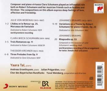 CD Johannes Brahms: Love? Homage To Clara Schumann