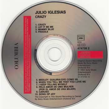CD Julio Iglesias: Crazy