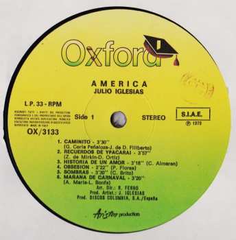 3LP/Box Set Julio Iglesias: Special