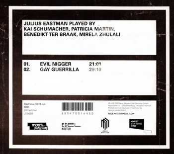 CD Julius Eastman: Evil Nigger, Gay Guerilla Live At Moers Festival 2020