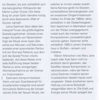 CD Julius Eastman: Evil Nigger, Gay Guerilla Live At Moers Festival 2020