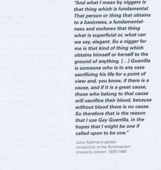 CD Julius Eastman: Evil Nigger, Gay Guerilla Live At Moers Festival 2020
