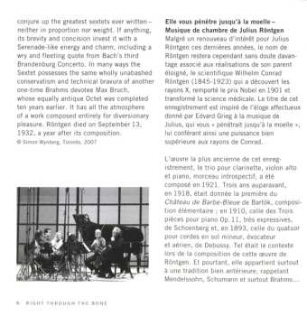 CD Julius Röntgen: Right Through The Bone: Julius Rontgen Chamber Music