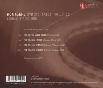CD Julius Röntgen: Röntgen: String Trios, Nos. 9-12 [Vol.3]