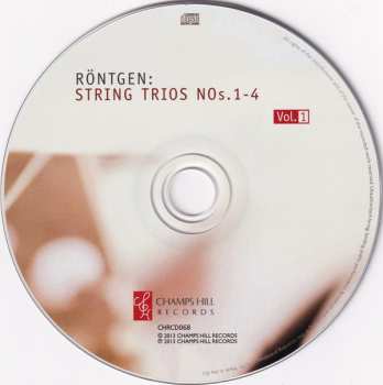 CD Julius Röntgen: Röntgen: String Trios, Nos.1-4 [Vol.1]