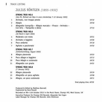 CD Julius Röntgen: Röntgen: String Trios, Nos.5-8 [Vol.2]
