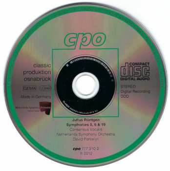 CD Consensus Vocalis: Symphonies 6, 5 & 19