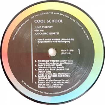 LP June Christy: The Cool School LTD