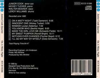 CD Junior Cook Quartet: On A Misty Night