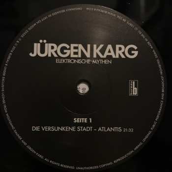 LP Jürgen Karg: Elektronische Mythen