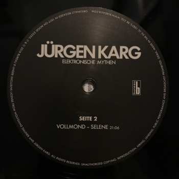 LP Jürgen Karg: Elektronische Mythen