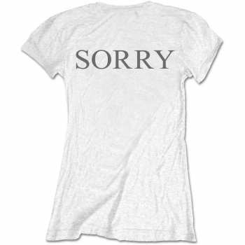 Merch Justin Bieber: Dámské Tričko Sorry Dámské  S
