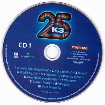 2CD K3: Grootste Hits Uit 25 Jaar K3