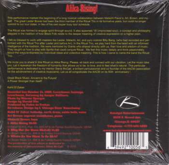 CD Kahil El'Zabar's Ritual Trio: Alika Rising!