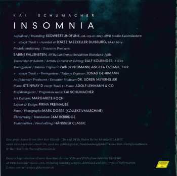 CD Kai Schumacher: Insomnia