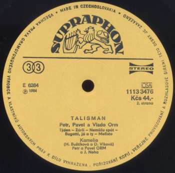 LP Kamelie: Talisman