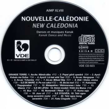 CD Kanak: Nouvelle-Calédonie: Danses Et Musiques Kanak / New Caledonia: Kanak Dance And Music