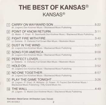 CD Kansas: The Best Of Kansas