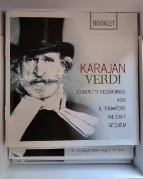 8CD/Box Set Herbert von Karajan: Aida, Il Trovatore, Falstaff, Requiem