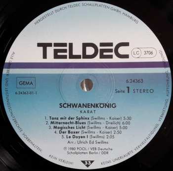LP Karat: Schwanenkönig