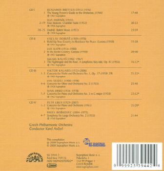 4CD/Box Set The Czech Philharmonic Orchestra: Ančerl's Contemporaries