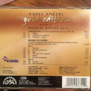 CD Bohuslav Martinů: Piano Concerto No. 3; Bouquet of Flowers