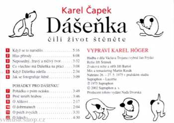 CD Karel Čapek: Dášeňka