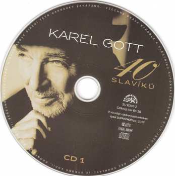 2CD Karel Gott: 40 Slavíků
