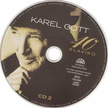 2CD Karel Gott: 40 Slavíků