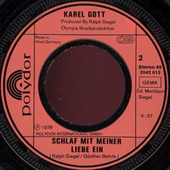 SP Karel Gott: Das Mädchen Aus Athen
