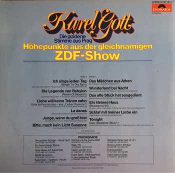 LP Karel Gott: Die Goldene Stimme Aus Prag (Höhepunkte Aus Der Gleichnamigen ZDF-Show)