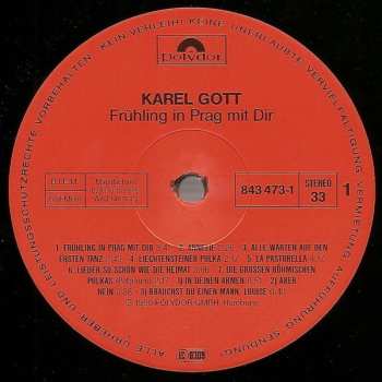 LP Karel Gott: Frühling In Prag Mit Dir 