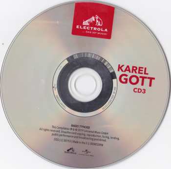 3CD/Box Set Karel Gott: Karel Gott