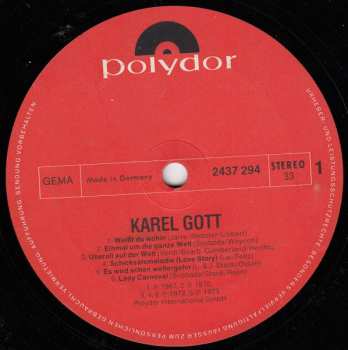 LP Karel Gott: Karel Gott