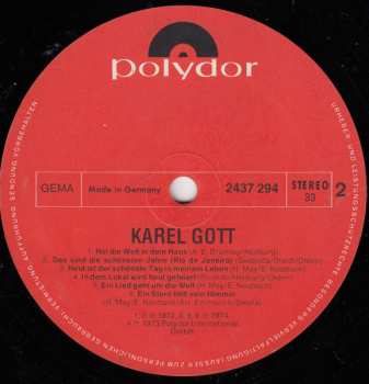 LP Karel Gott: Karel Gott