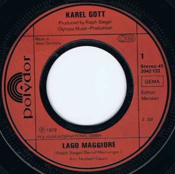 SP Karel Gott: Lago Maggiore